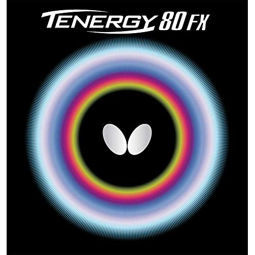 夢見鳥(Butterfly) ピンポン用裏天然ゴム テナジー80FX 05940 黒いこと 厚