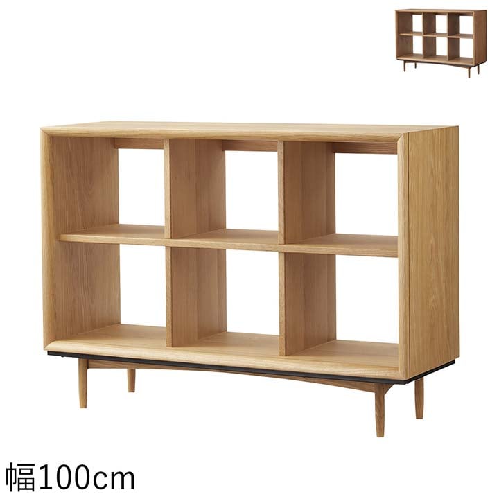 【最大250円offクーポン★】シェルフ 北欧 ラック 棚 収納 オープンシェルフ 木製 幅100cm 「 ティモ 」 TIM-34 【AZM】 【メーカー直送/返品/キャンセル不可】 ウッド シェルフ ウォール キャビネット オープンラック 新生活応援|アイズインテリアショップ