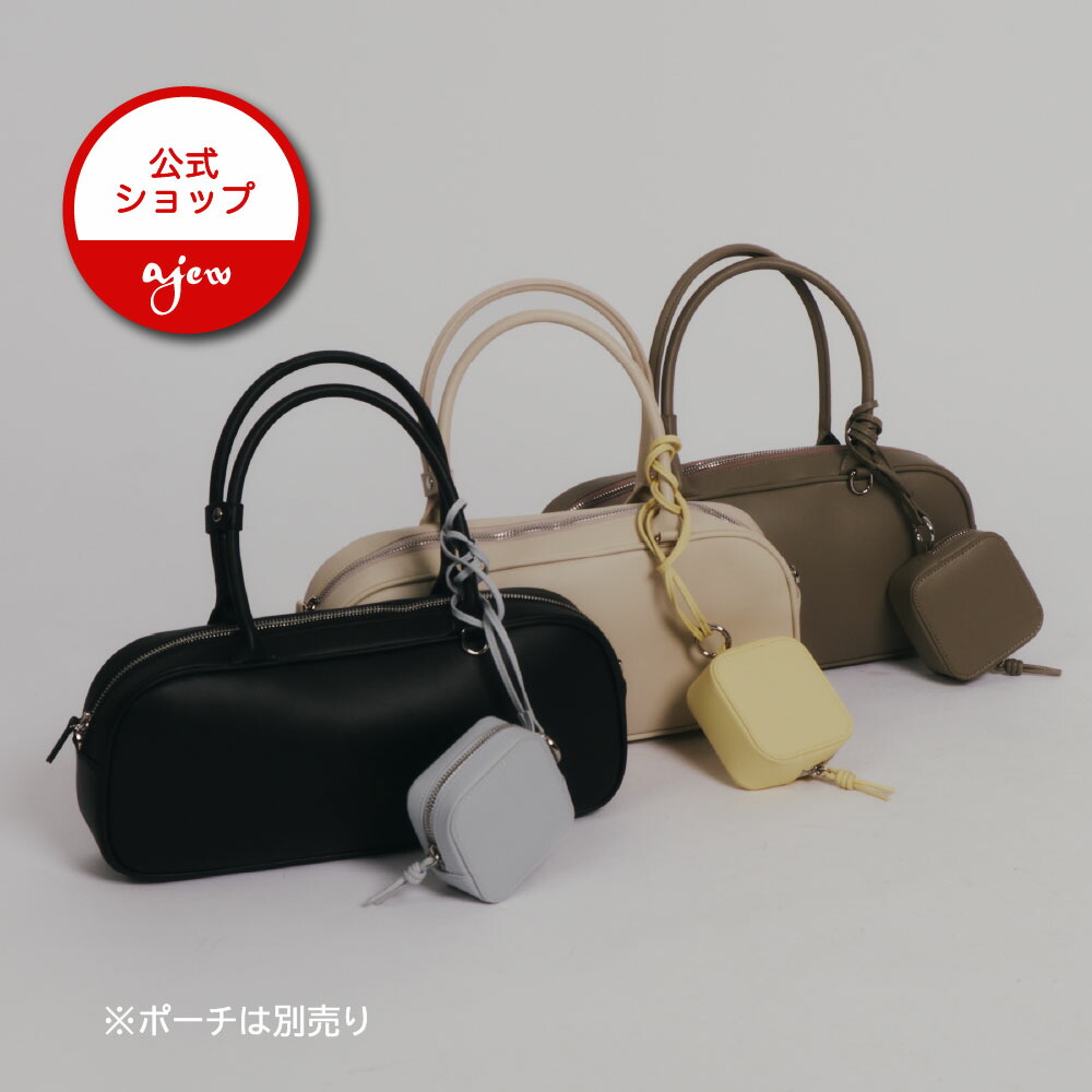 【公式店】【ajew BAG】secret club bag 26SS エジュー バック 合皮 紐付き ラウンドームボストン 大人可愛い 実用的 通勤 プレゼント ギフト 誕生日 レディースバッグ 軽い ハンドバッグ ショルダーバッグ かばん 女性 ミニバッグ お出かけ