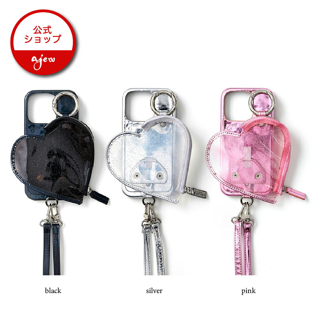 楽天市場】【iPhone case】ajew fluffy dress HEART case