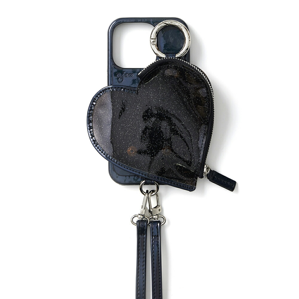 公式店】【ajew】ajew PVC heart planet pocket case ハートプラネット