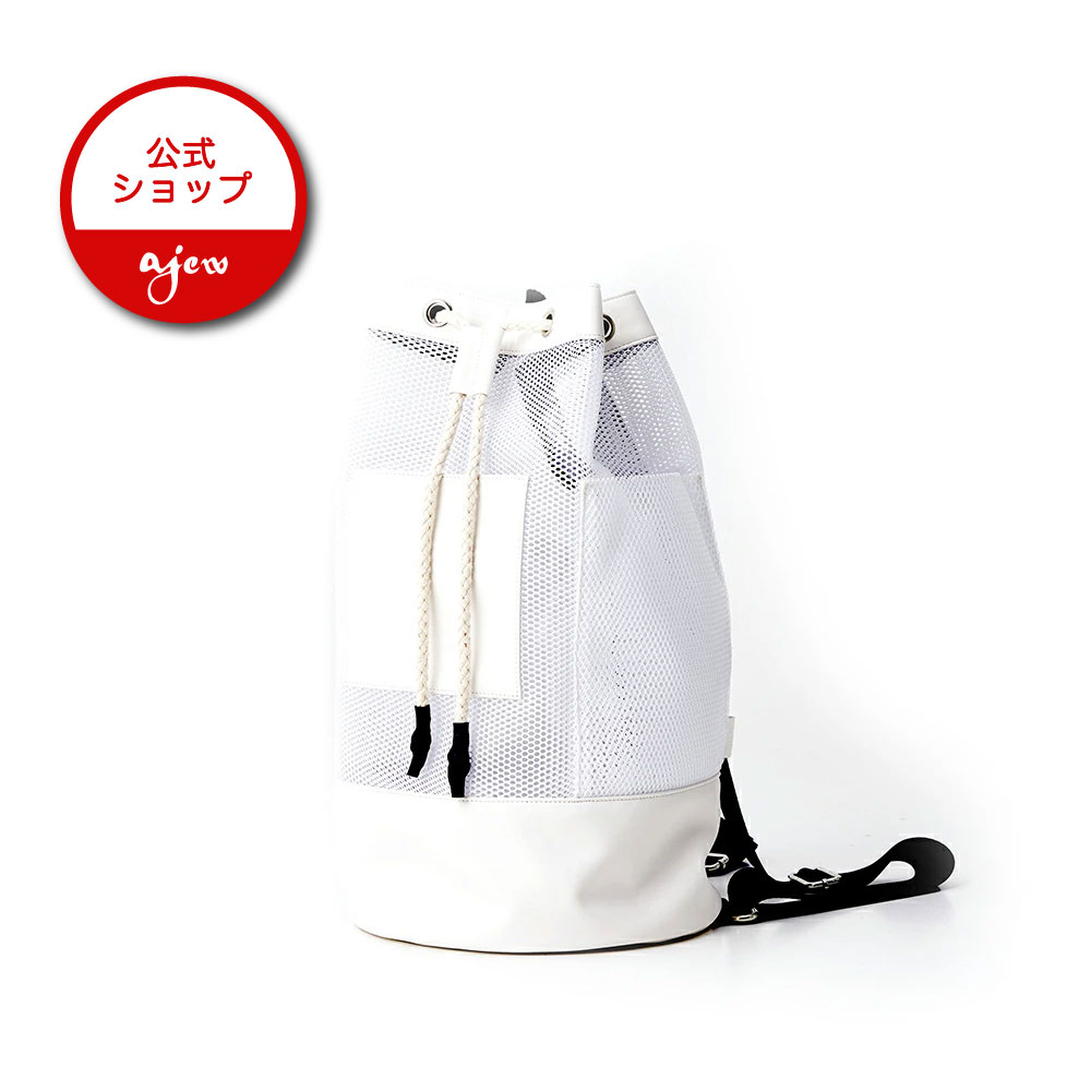 【ARCHIVE COLLECTION】【堅苦しさ店】【即納】【ajew BAG】Mesh bonsac bag エジュー 御徒面子 背嚢 うしろ側容器に並べる ボンサック 合切袋 メッシュ レディース 大静電容量 軽さ 2way 心地好い 好いたらしいめ 通い 通学 デイリー 夏 今めかしい 差し上げ物 差し上げ物