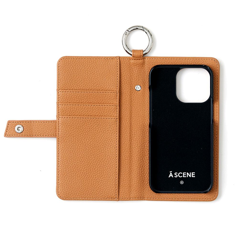 公式】【A SCENE iPhone case】B&C Flip pocket caseエーシーン