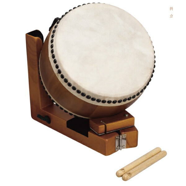 ■ナカノ MUSIC FOR LIVING キッズパーカッション【本格わだいこ スタンド付き】牛革使用 知育楽器 打楽器 太鼓 子供 ベビー 楽器 音楽 演奏 かわいい 誕生日 お祝い プレゼント ギフト クリスマス 茶 KP-1200JD【楽ギフ_包装選択】 NMG｜アットマークジュエリーMusic