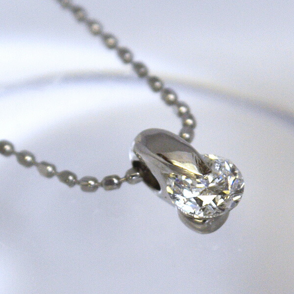 [現品限り！在庫あり] ■プラチナ Pt900 Pt850【ダイヤモンド プチペンダント】0.20ct 誕生石 4月 一粒ジュエリー シンプル 華やか レディース カットボールチェーン ミニペンダント ネックレス 小さい かわいい O9X641BJ【楽ギフ_包装選択】