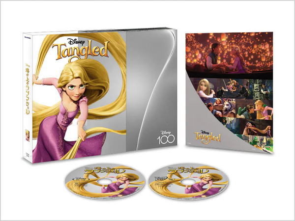 【オリコン加盟店】数量限定[取]★アウターケース★特製アートカード付★10％OFF ■ディズニー Blu-ray+DVD【塔の上のラプンツェル MovieNEX Disney100 エディション】23/4/19発売【楽ギフ_包装選択】