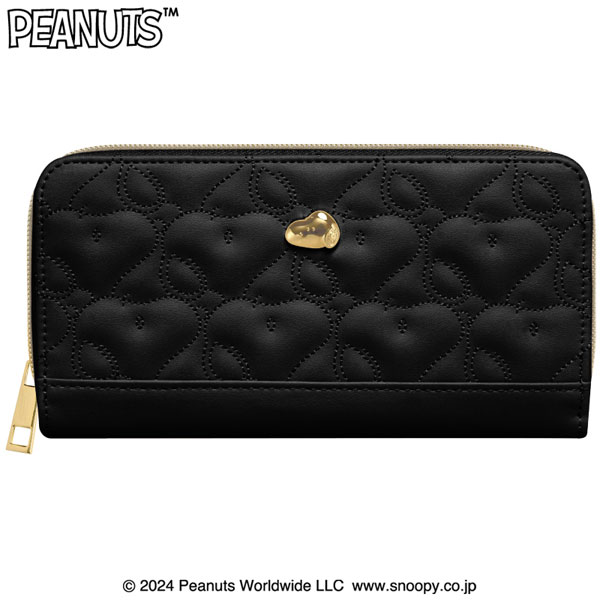 楽天市場】スヌーピー 長財布 キルティング ブラック 123757 [M便 1/2