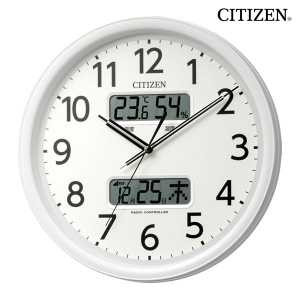 レア 美品 動作品 シチズン CITIZEN 掛け時計 壁掛け時計 柱時計 楽天市場】壁掛けフック特典有☆電波時計 シチズン[CITIZEN