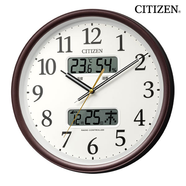 楽天市場】CITIZEN | シチズン 電波 壁掛け 時計 アナログ 掛時計 高