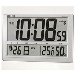 ■SEIKO[セイコー] 【大型液晶　デジタル電波時計】 掛置き兼用　SQ433S【楽ギフ_包装選択】｜アットマークジュエリーMusic