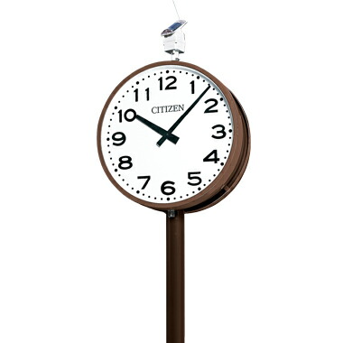 #シチズン #屋外用  #人工衛星電磁波時辰儀 #ソーラー電磁波極点時辰儀 #OUTDOORCLOCK #SGつづき物 #丸形 #2面 差しわたし700粍 #SG-702E [とり止める・返品取り替えっこ不可] [後払不可]【差し上げ物不可】.