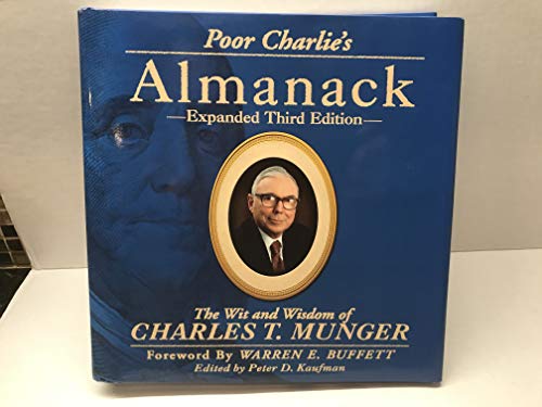 【中古】【未使用・未開封品】Poor Charlie's Almanack: The Wit and Wisdom of Charles T. Munger, Expanded Third Edition