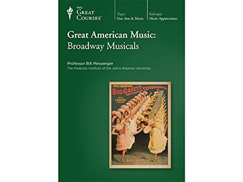 【中古】【未使用・未開封品】Great American Music: Broadway Musicals (Great Courses)