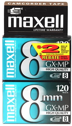 【中古】【未当てはめる・未開封品】Maxell p6???120?gx-mp高性質テレビカメラ磁気テープ、2容器に並べる