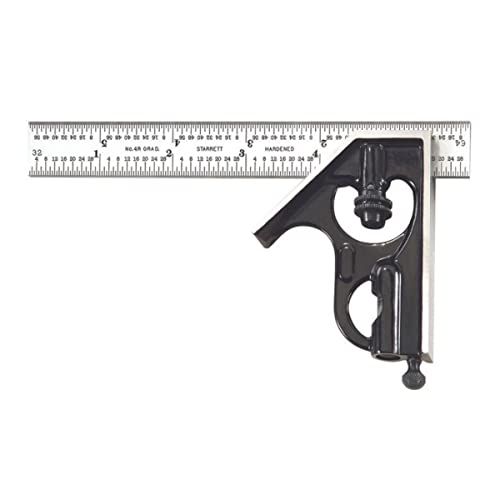 【中古】【未使用・未開封品】Starrett C33H-6-4R 6-Inch Combination Square with Forged and Hardened Steel Head by Starrett