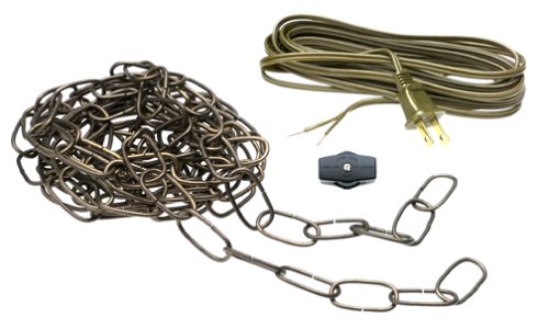 【中古】【未使用・未開封品】Westinghouse Lightng70481Swag Lamp Kit-ANT BRASS SWAG LAMP KIT (並行輸入品) [並行輸入品]