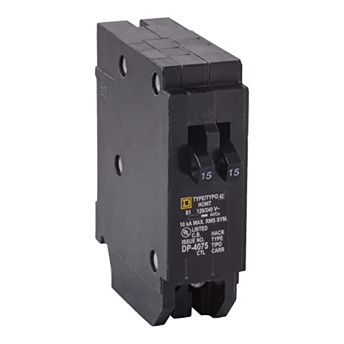 【中古】【未当て嵌める・未開封品】Square D by Schneider Electric HOMT1515CP 老人ホーム伝達ルート 2-15アンペア 単極タンデム電気回路ブレーカー