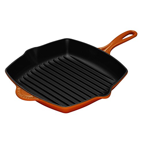 【中古】【未使用・未開封品】ルクルーゼ スクエアグリル 26cm オレンジ 20121-26-09｜AJIMURA-SHOP