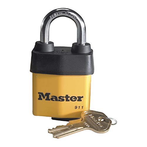 【中古】【未使用・未開封品】Master Lock911DPFLaminated Steel Padlock-2-1/8\" PADLOCK (並行輸入品)