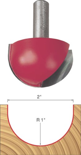 【中古】【未使用・未開封品】Freud 18-138 2-Inch Diameter Round Nose Router Bit with 1/2-Inch Shank by Freud