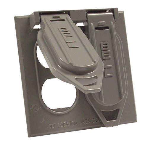 【中古】【未使用・未開封品】Hubbel電気ラコ二ギャング全天候デュプレックスボックスカバー5148から0