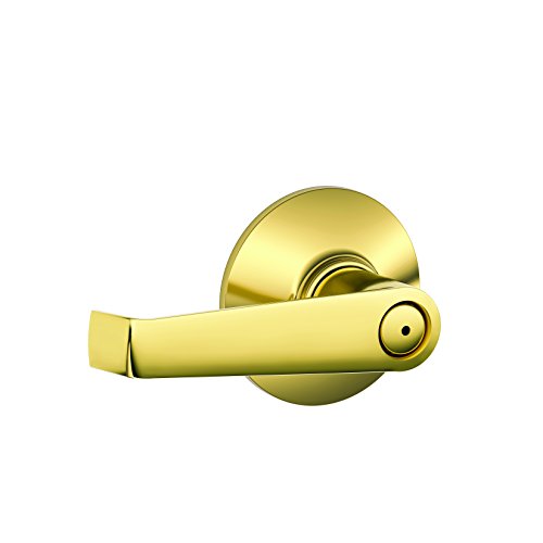 【中古】【未使用・未開封品】Schlage f40vela605?Elanプライバシーレバー、明るい真鍮
