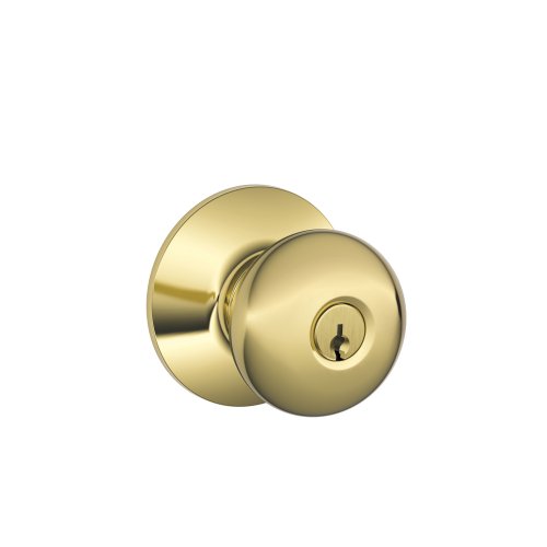 【中古】【未使用・未開封品】Schlage LockF51VPLY505Plymouth Entrance Knob Lockset-PB PLY ENTRY LOCK (並行輸入品)