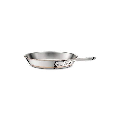 【中古】【未使用・未開封品】All-Clad 6108SS Copper Core 5-Ply Bonded Dishwasher Safe Fry Pan Cookware, 8-Inch, Silver by All-Clad