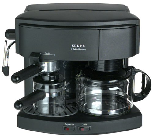 【中古】【未使用・未開封品】Krups 985-42 Il Caffe Duomo Coffee and Espresso Machine, Black