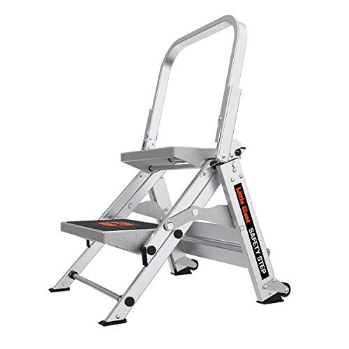 【中古】【未使用・未開封品】Little Giant Ladder Systems 10210BA Safety Step Stepladder with Handrail, 2-Step by Little Giant Ladders