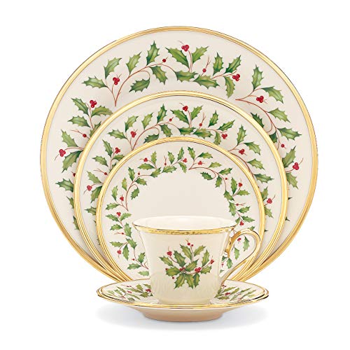【中古】【未当て嵌める・未開封品】Lenox Holiday 5-Piece Place Setting by Lenox
