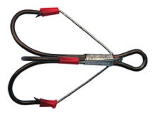 【中古】【未当て嵌める・未開封品】(Size 2, Bronze) - Mustad Classic Treble Hook with Wire Weed Guard (Pack of 5)