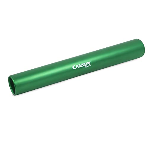 【中古】【未当てはめる・未開封品】Cannon Sports 軽銀 トラックリレーバトン 駈けっくら 形づくる 地面引きくらべる 差し上げ物 (緑であること)