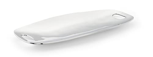 【中古】【未使用・未開封品】Nambe 11-by-21-Inch Handled Serving Tray by Nambe