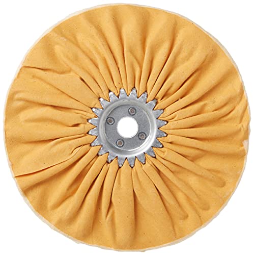 【中古】【未使用・未開封品】Woodstock D2517 8-Inch Bias Hard Buffing Wheel, Yellow by Woodstock