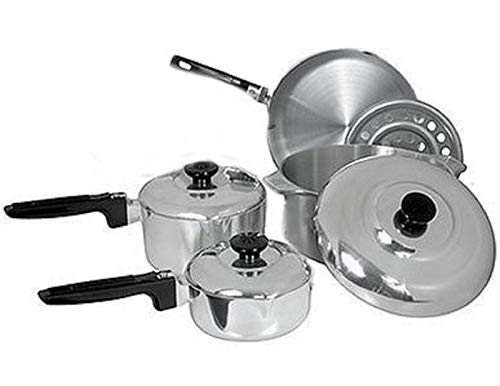 【中古】【未使用・未開封品】Cajun調理器具8点アルミポット&パンセット???gl10040