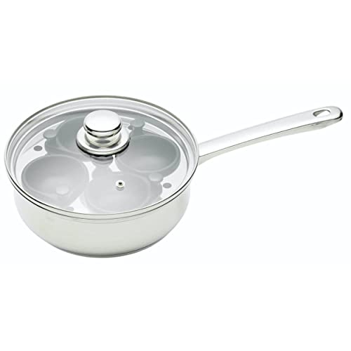 【中古】【未使用・未開封品】Kitchencraft Non-stick Induction-safe 4-cup Egg Poacher