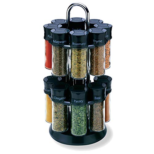 【中古】【未使用・未開封品】Olde Thompson 16-Jar Carousel Spice Rack by Olde Thompson