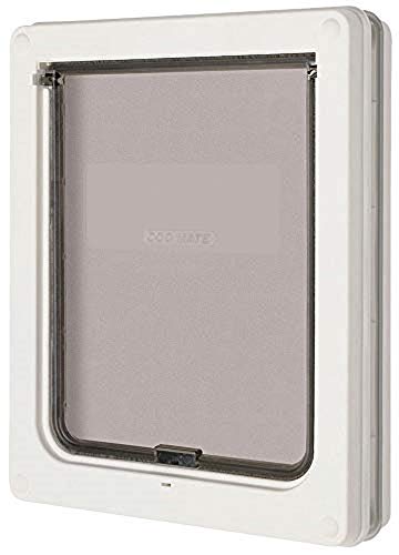 【中古】【未当て嵌める・未開封品】【ALLFORWAN’sLIFE】 ドッグメイト 犬用部屋の入り口 ドッグドア 215W 白いこと 愛玩動物部屋の入り口 ドッグドア ペットメイト 室内用 移し替える リフォーム 壁取り付 犬用品-犬小屋・ケージ・ゲート-ゲート