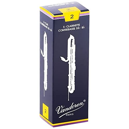 【中古】【未使用・未開封品】バンドーレン コントラバスクラリネットリード トラディショナル硬さ:2 (5枚入)