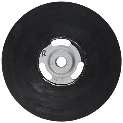 【中古】【未使用・未開封品】Norton Air-Cooled Medium Rubber Back-Up Pad, 7 Diameter, 5/8-11 Arbor, 8600 rpm (Pack of 5) by Norton Abrasives - St. Gobain