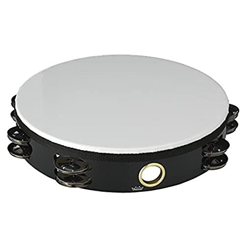 【中古】【未使用・未開封品】Remo TA5210-ML Economy Black Tambourine (10-Inch)