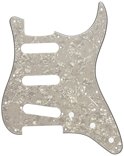 【中古】【未使用・未開封品】Fender ピックガード11-HOLE MODERN-STYLE STRATOCASTER? S/S/S PICKGUARD, WHITE MOTO