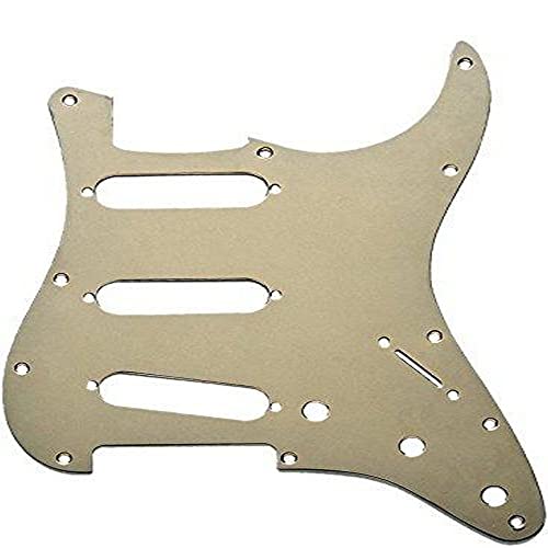 【中古】【未使用・未開封品】Fender ピックガード Pickguard, Stratocaster? S/S/S, 11-Hole Mount, Gold Anodized Aluminum, 1-Ply