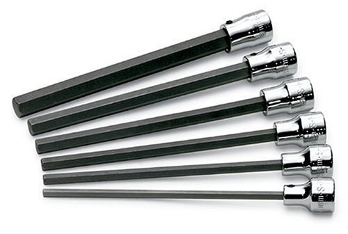 【中古】【未使用・未開封品】SK Hand Tools 19726 6-Piece 3/8-Inch Drive Metric Long Hex Bit Socket Set by SK Hand Tool|AJIMURA-SHOP