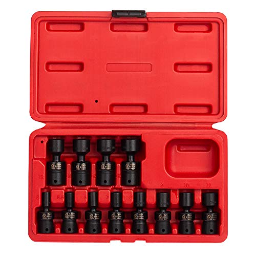【中古】【未使用・未開封品】Sunex 1814?12ピース1?/ 4インチドライブ標準メトリックユニバーサルインパクトソケットセット