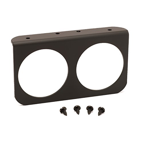 【中古】【未使用・未開封品】【AUTOMETER】オートメーター 2連 メーターパネル 黒 Φ66ｍｍ 3232