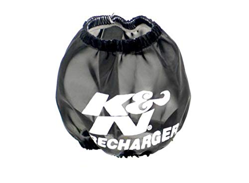 【中古】【未使用・未開封品】K&N 22-8028PK ブラック プリチャージャーフィルターラップ K&N R-1060フィルター用