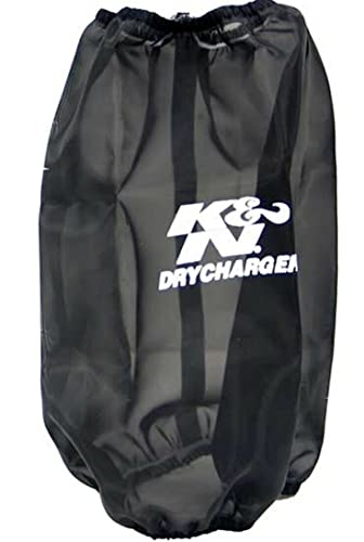 【中古】【未使用・未開封品】K&N RC-4780DK ブラック ドライチャージャーフィルターラップ K&N RC-4780フィルター用