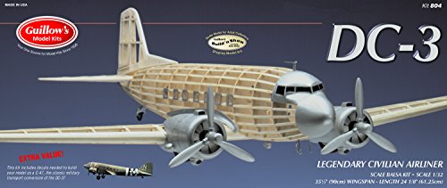 【中古】【未使用・未開封品】Guillow’s バルサキット 804 ダグラスDC-3